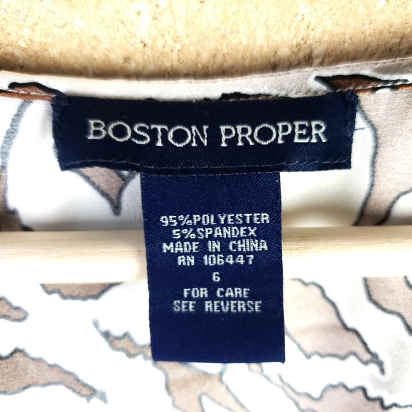 Boston Proper Top Sz 6 Sleeveless - Picture 4 of 4